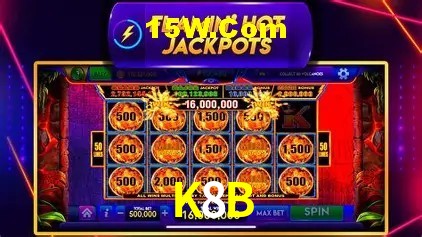 Biblioteca de slots populares na K8B